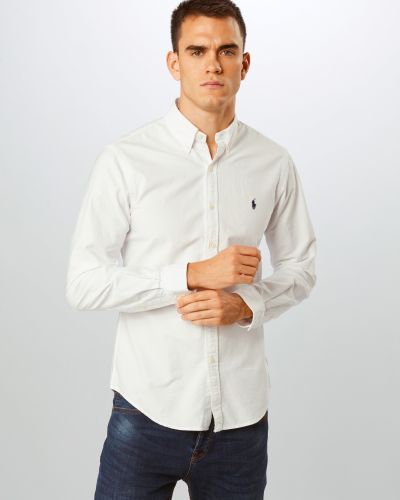 Camicia di cotone Ralph Lauren bianco