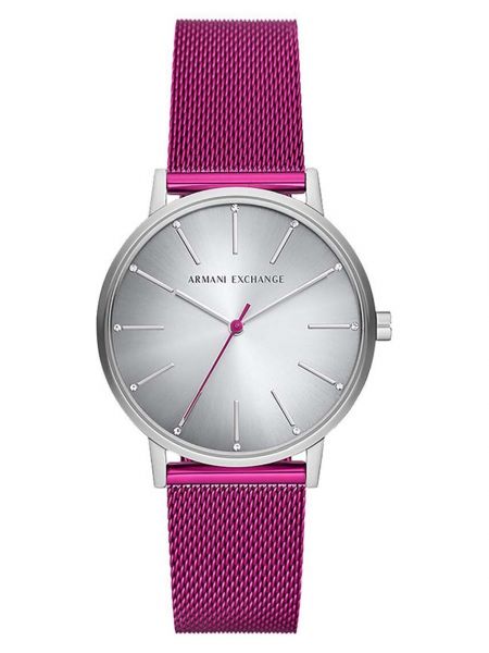 Zegarek Armani Exchange różowy