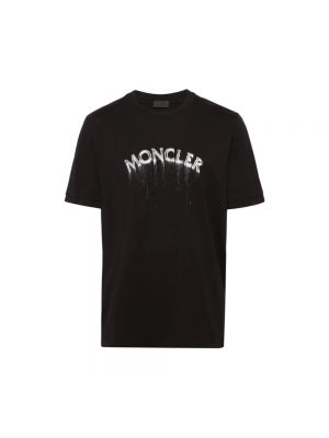 Hemd mit print Moncler schwarz