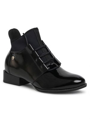 Členkové topánky Maciejka čierna