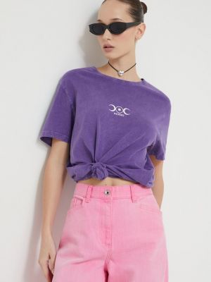 Tricou din bumbac Kaotiko violet
