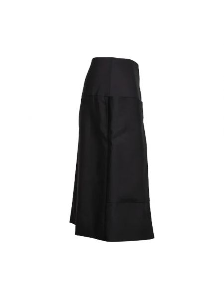 Spódnica wełniana retro Celine Vintage czarna