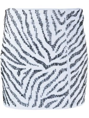 Minirock mit zebra-muster Des Phemmes