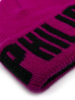 Žakarda cepure Philipp Plein rozā