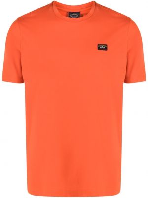 Brodert t-skjorte Paul & Shark oransje