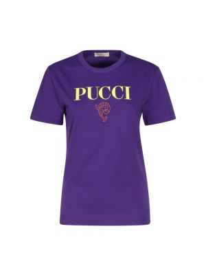 Koszulka Emilio Pucci fioletowa