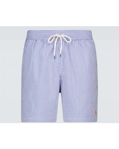 Stripete shorts Polo Ralph Lauren blå