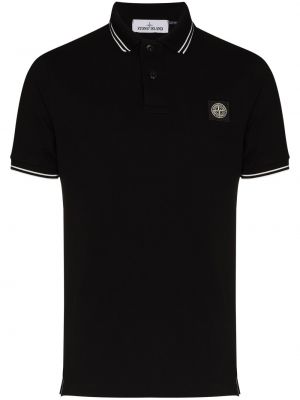 Poloskjorte Stone Island svart