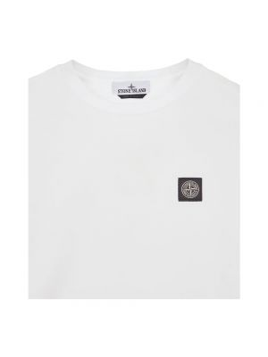 Camiseta de manga larga Stone Island blanco