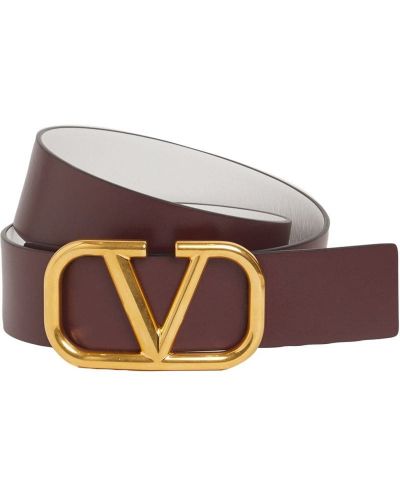 Cintura di pelle reversibile Valentino Garavani oro
