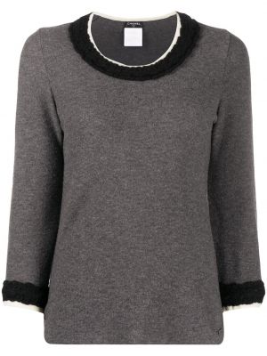 Jersey de tela jersey Chanel Pre-owned gris