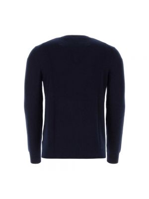 Sweter z kaszmiru Fedeli niebieski