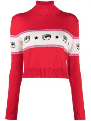 Sweter Chiara Ferragni czerwony