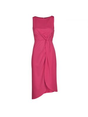 Sukienka mini bez rękawów Lauren Ralph Lauren różowa