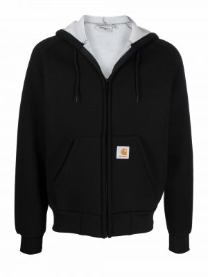 Chaqueta con cremallera con capucha Carhartt Wip negro