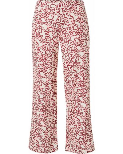 Calvin Klein Underwear Pantaloni de pijama  bej / roșu