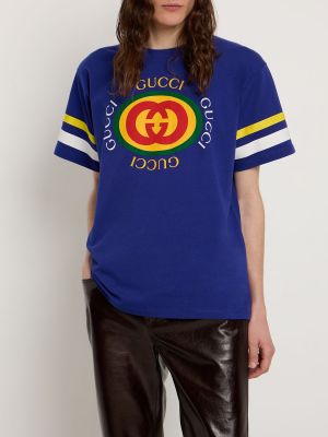 T-shirt di cotone oversize Gucci