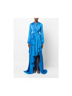 Sukienka długa Patbo niebieska