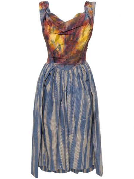Midi obleka Vivienne Westwood modra