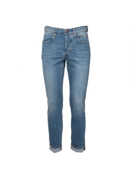 Niebieskie jeansy skinny slim fit bawełniane Siviglia