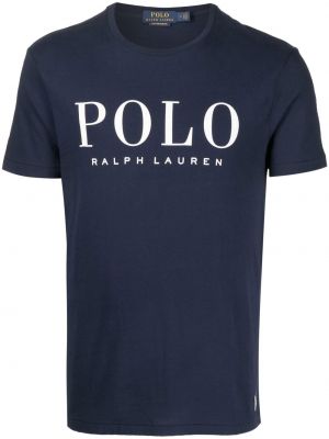 Polo à imprimé Polo Ralph Lauren bleu