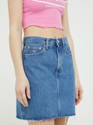 Fustă din denim Tommy Jeans
