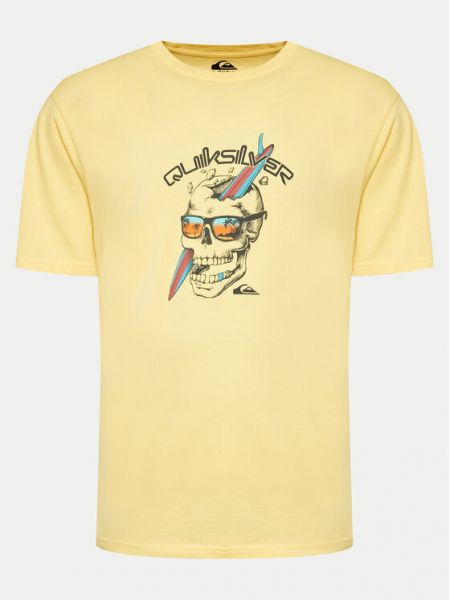 T-shirt Quiksilver jaune