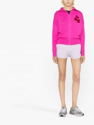 Shorts mit stickerei Marant Etoile pink