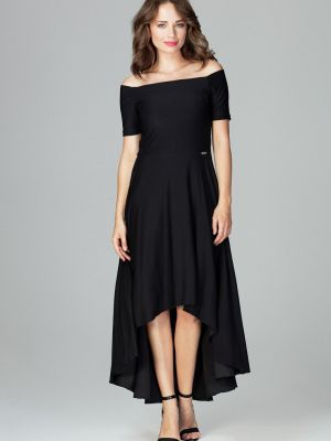 Черное длинное платье Lenitif