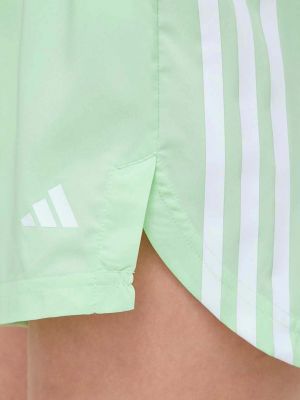 Pantaloni scurți de sport cu talie înaltă Adidas verde