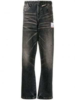 Jeans med normal passform Maison Mihara Yasuhiro svart