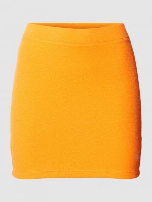 Spódnica jeansowa Calvin Klein Jeans pomarańczowa