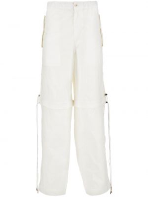 Pantalon cargo Ferragamo blanc