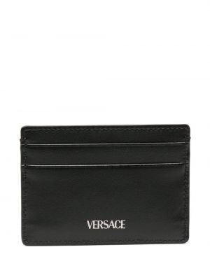 Žakárová kožená peněženka Versace