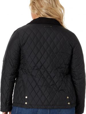 Стеганая куртка с карманами Lauren Ralph Lauren черная