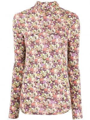 Trykt floral lang topp Isabel Marant rosa