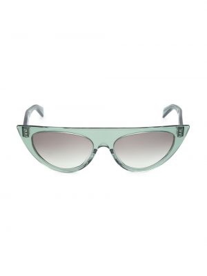 Очки солнцезащитные с принтом с геометрическим узором Céline зеленые