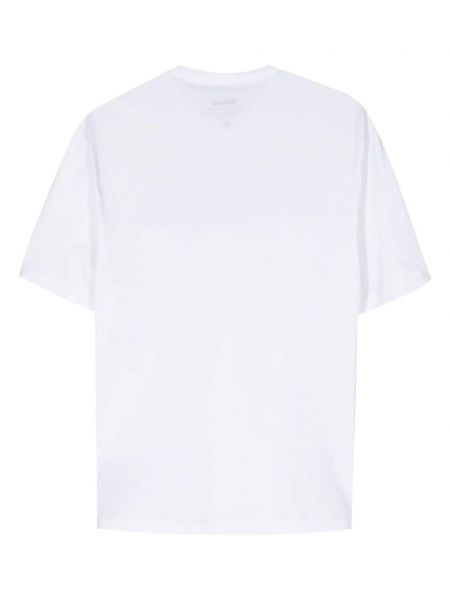 Raštuotas medvilninis marškinėliai Blauer balta