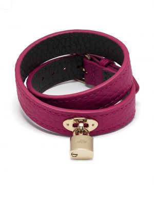 Lær armbånd Mulberry rosa