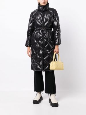 Pikowany płaszcz Duvetica czarny