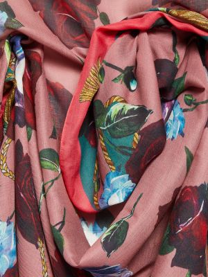 Кашмирен шал с принт от модал Dolce&gabbana розово