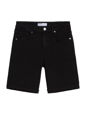 Shorts en jean Bershka noir