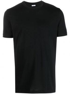 Βαμβακερή μπλούζα Malo μαύρο