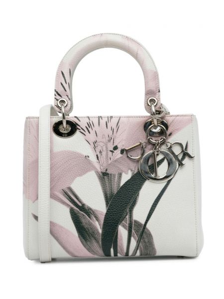 Virágos táska Christian Dior Pre-owned fehér