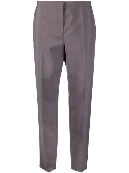 Pantalones slim fit Nina Ricci violeta