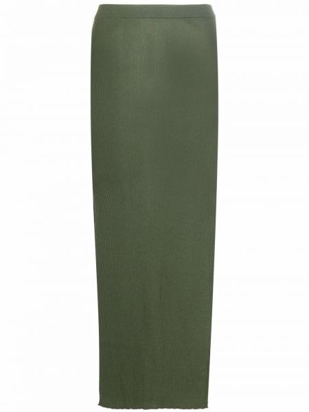 Falda de tubo ajustada Rick Owens verde