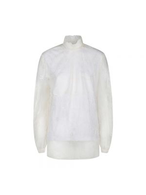 Przezroczysta bluzka Dolce And Gabbana biała