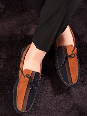 Kožené semišové loafers Ducavelli