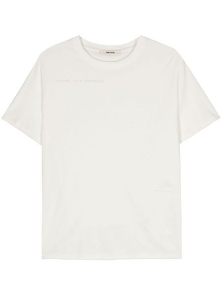 T-shirt aus baumwoll Zadig&voltaire weiß
