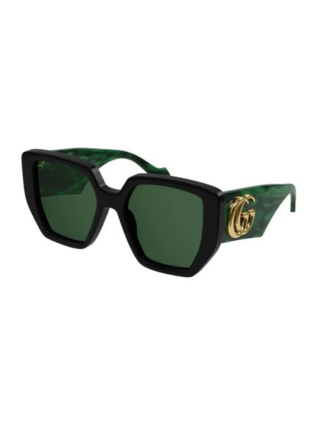 Okulary przeciwsłoneczne w geometryczne wzory oversize Gucci